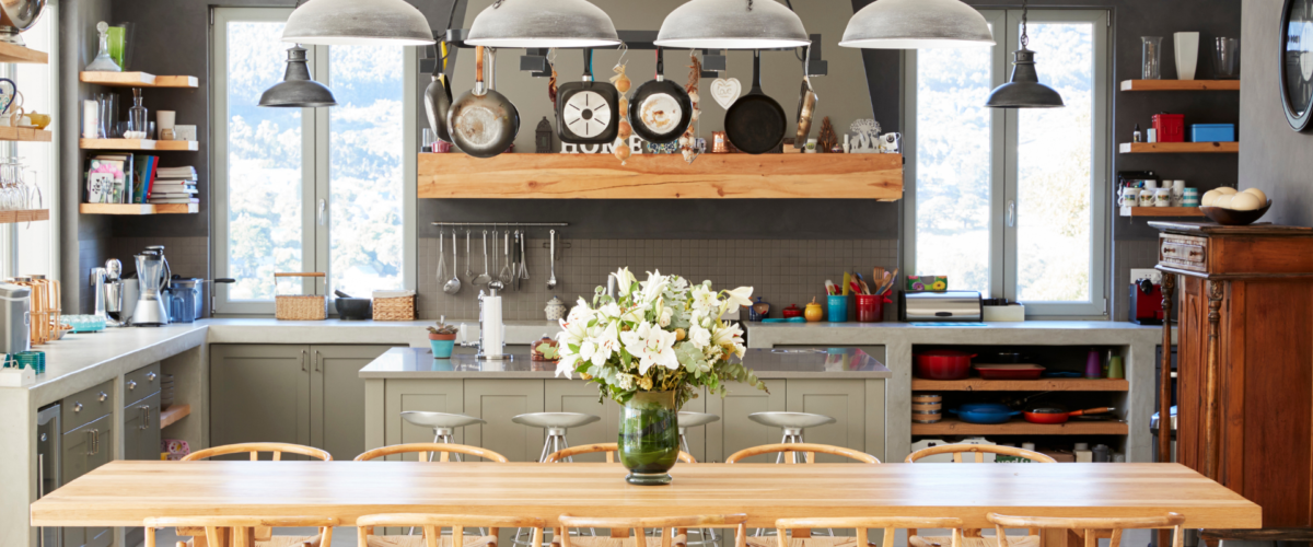 Staged Kitchen in Fredericton Home