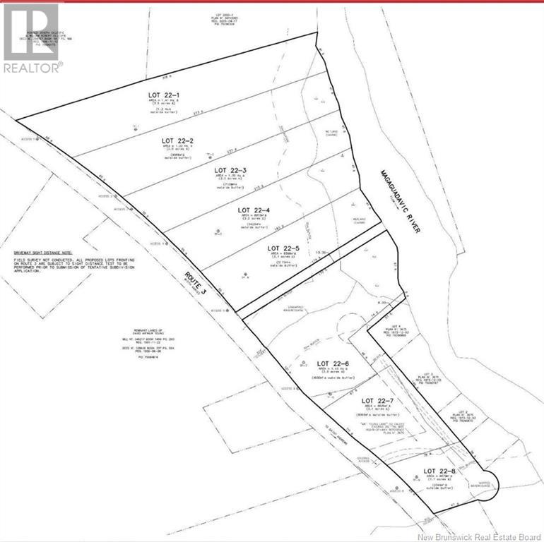 Lot 22-6 Route 3, harvey, New Brunswick