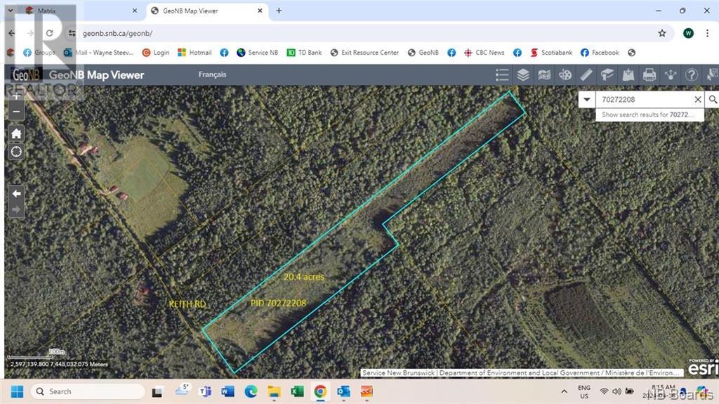 0 Keith Road, Wheaton Settlement, New Brunswick  E4Z 5B9 - Photo 1 - NB097928