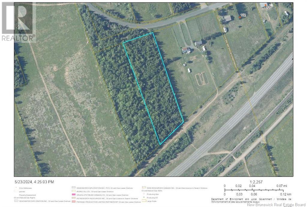 3.2 acres Ch Grand Carey, six roads, New Brunswick