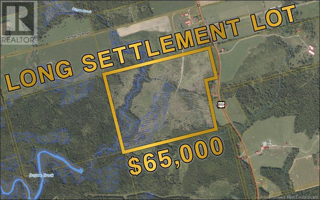 Lot H 550 Route, long settlement, New Brunswick