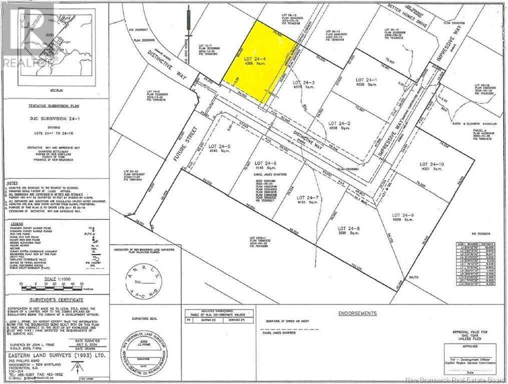 Lot 24-4 Distinctive Way, charters settlement, New Brunswick