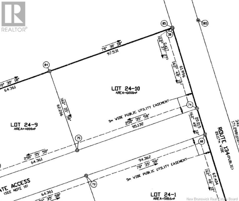 Lot 24-10 134 Route, Bouctouche, New Brunswick