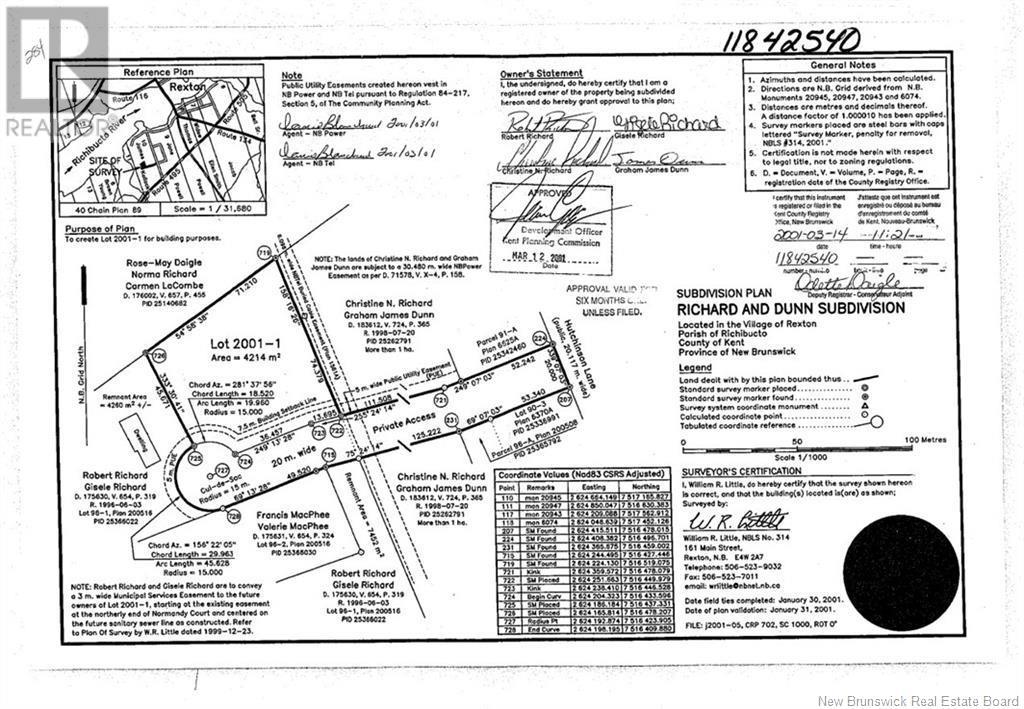 Lot Normandie Court, Rexton, New Brunswick  E4W 2C2 - Photo 3 - NB110449