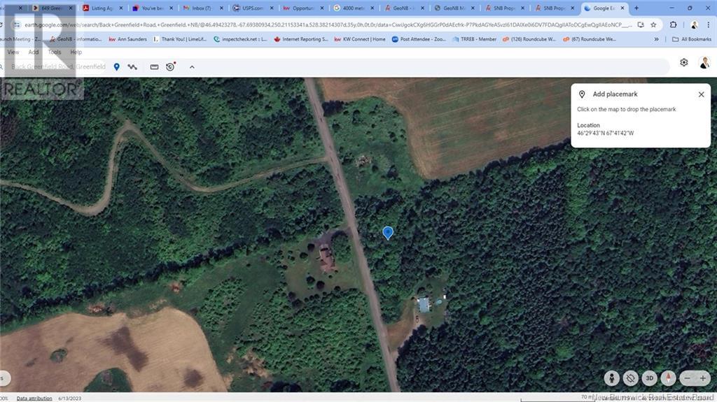 Lot 1 Back Greenfield Road, Wicklow, New Brunswick