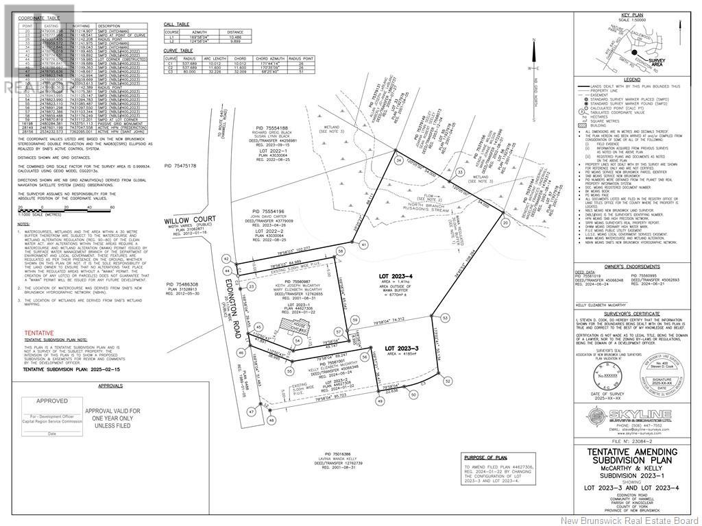 Lot 2023-2 Eddington Road, Hanwell, New Brunswick  E3E 2M1 - Photo 3 - NB117305