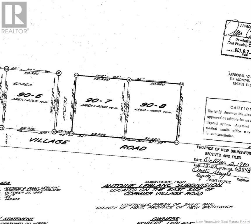 Lot 90-7 Cormier Village, Saint-Paul, New Brunswick  E4T 3H3 - Photo 4 - NB121928