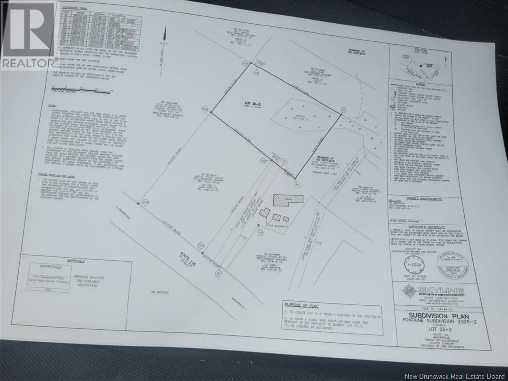 Lot 25-2 105 Route, Maugerville, New Brunswick  E3A 8N3 - Photo 2 - NB122511