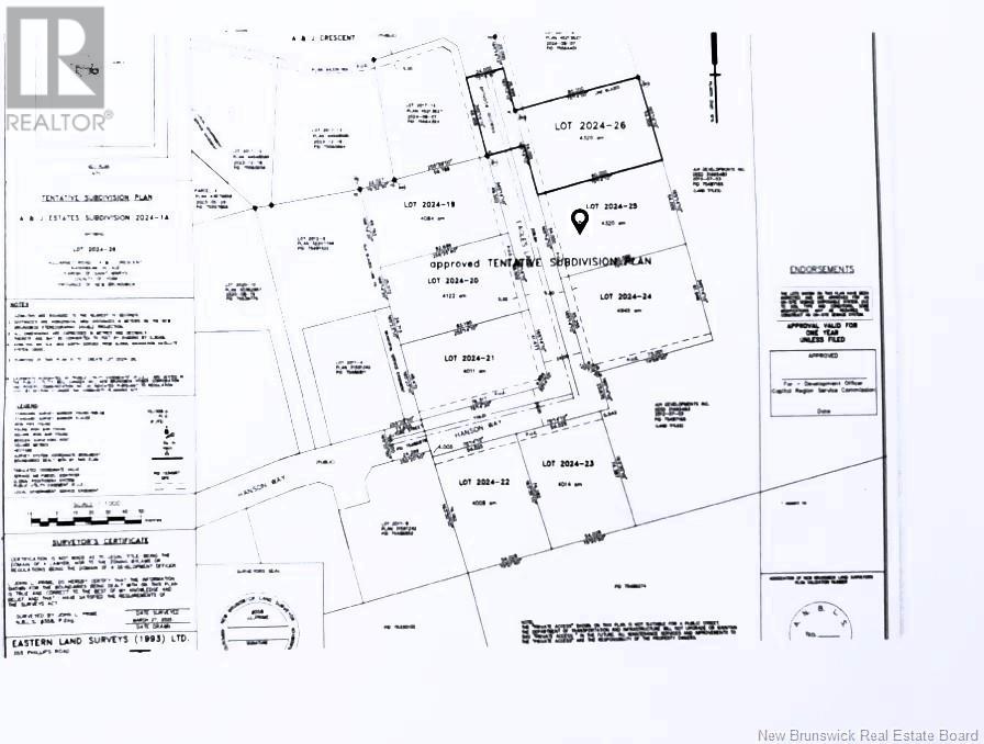 LOT 2024-25 EAGLES Lane, Killarney Road, New Brunswick