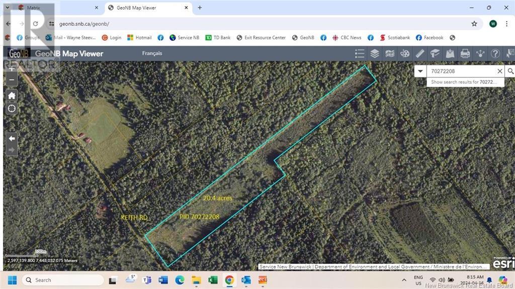0 Keith Road, Havelock, New Brunswick