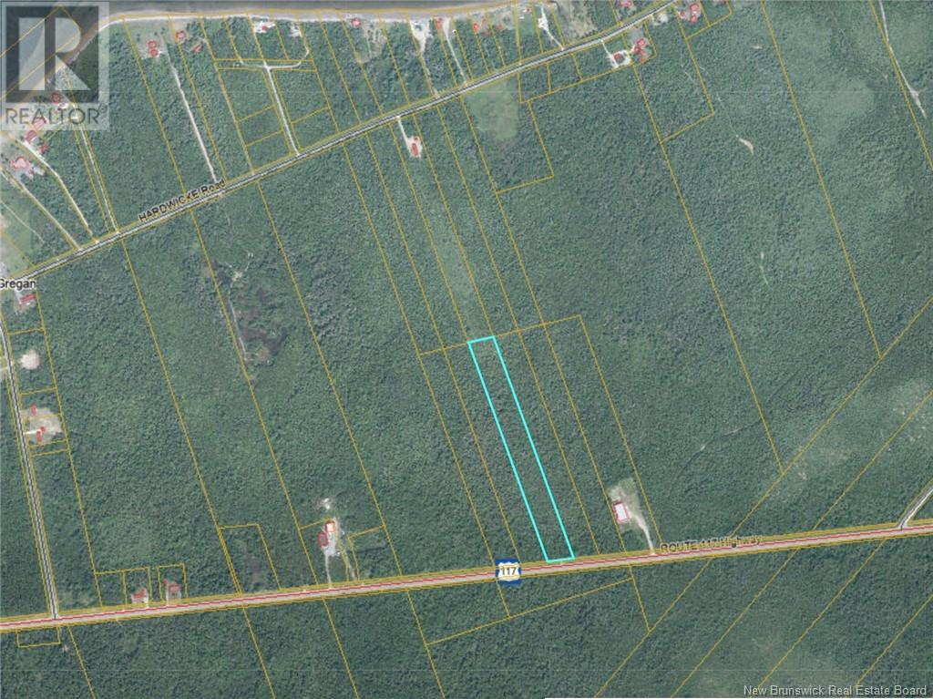 6.62 Acres Route 117 Route, Hardwicke, New Brunswick