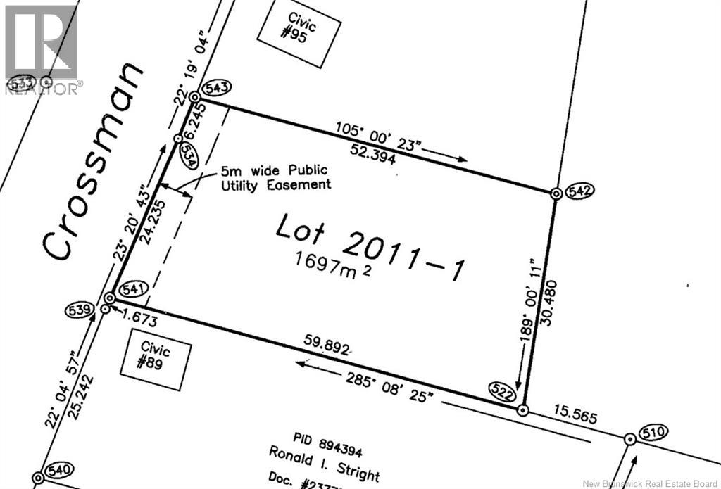 Lot Crossman Road, Sackville, New Brunswick  E4L 3V8 - Photo 2 - NB127801