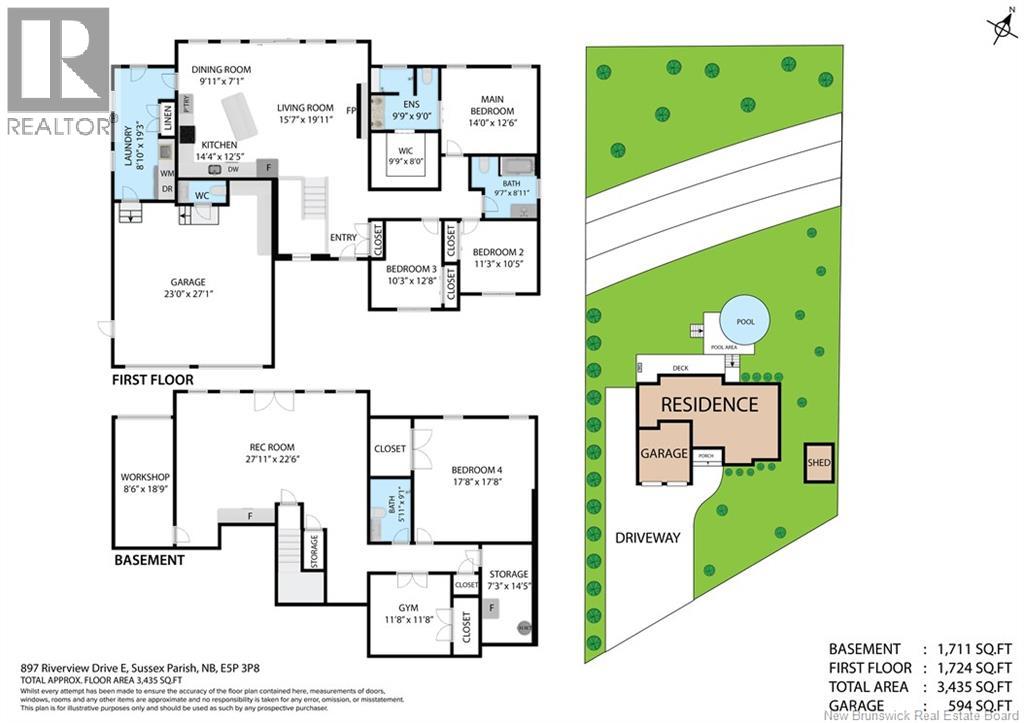 897 Riverview Drive East, Apohaqui, New Brunswick  E5P 3P8 - Photo 3 - NB128056