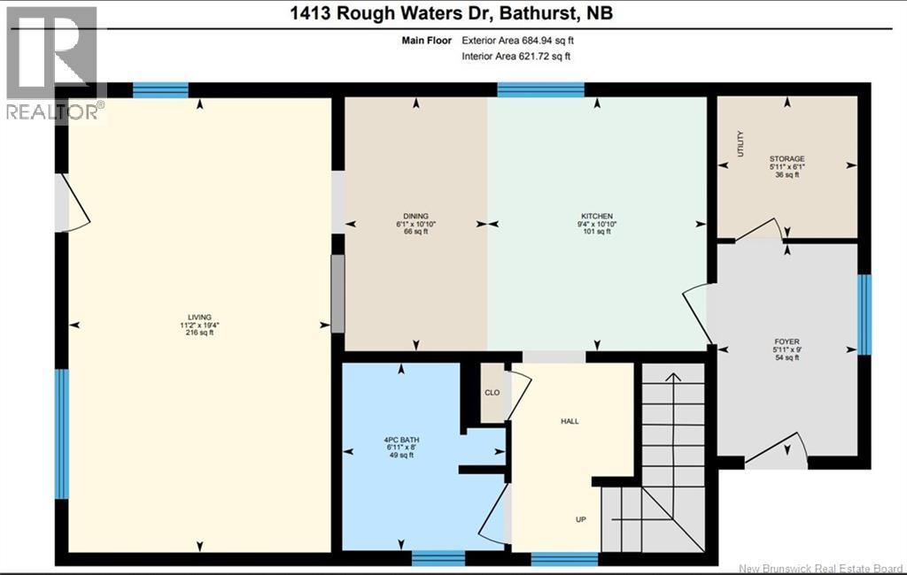 1413 Rough Waters, Bathurst, New Brunswick  E2A 1Z4 - Photo 36 - NB128561