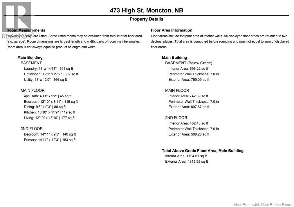 473 High Street, Moncton, New Brunswick  E1C 6E3 - Photo 31 - NB129019